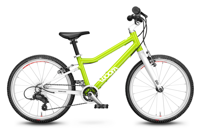 Детский велосипед Woom original 4 G lizard lime 20”