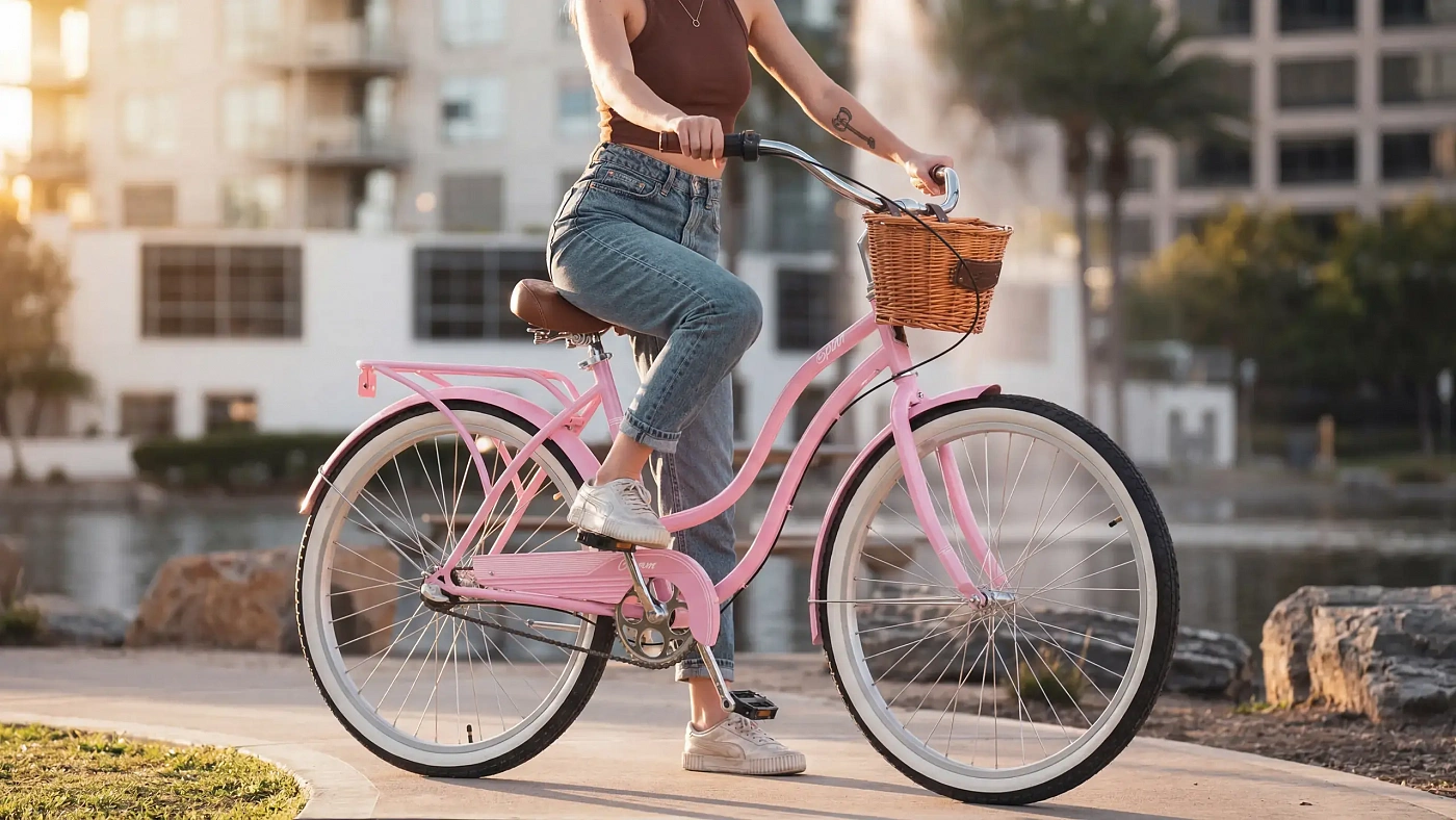 Велосипед круизер Spinn Charm 1-speed Soft Pink