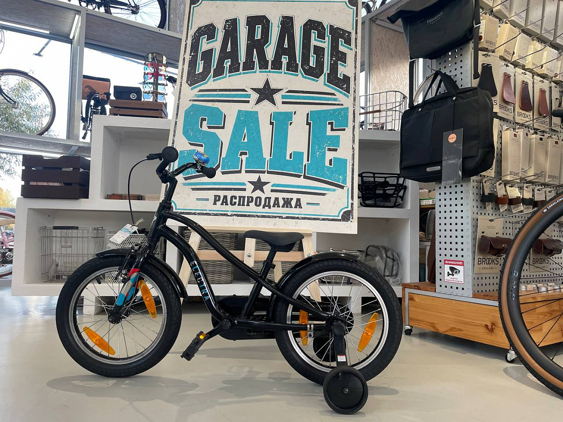 Детский велосипед Electra Sprocket 1 16" Black (Garage Vintage)
