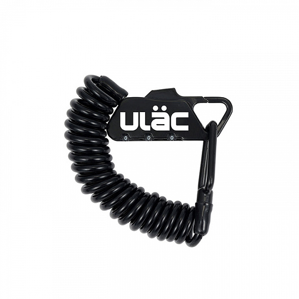 Велосипедный замок Ulac Piccadilly Carabiner Cable Combo Lock Black