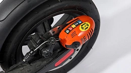 Велосипедный замок Ulac Air Alarm Disc Lock Orange