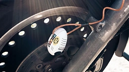 Велосипедный замок Ulac Air Alarm Disc Lock Orange