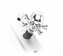 Колпачки на ниппель Electra Skull Valve Caps Silver