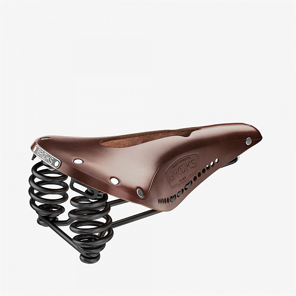Седло для велосипеда Brooks Flyer Carved Leather Saddle Brown